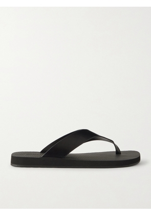 The Row - Dune Leather Flip Flops - Black - IT35,IT36,IT37,IT38,IT39,IT40,IT41,IT42