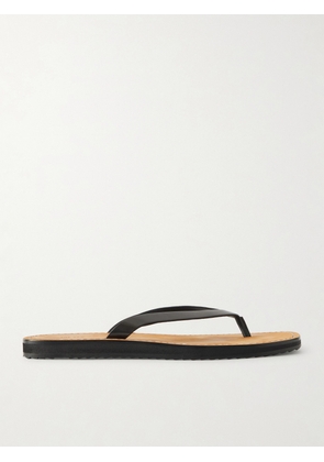 The Row - City Leather Flip Flops - Black - IT36,IT36.5,IT37,IT37.5,IT38,IT38.5,IT39,IT39.5,IT40,IT41,IT42