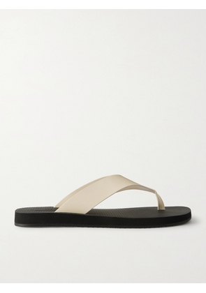 The Row - Dune Leather Flip Flops - Ivory - IT35,IT36,IT37,IT38,IT39,IT40,IT41,IT42