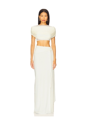 Deme by Gabriella Alyssa Set in Ivory. Size M. Also in L, S, XS.