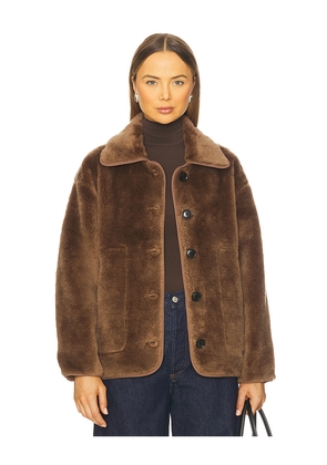 Citizens of Humanity Astrid Sherpa Jacket in Brown. Size M. Also in XL.