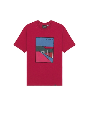 By Parra Beach Parking T-Shirt in Red. Size XL/1X. Also in XXL/2X.