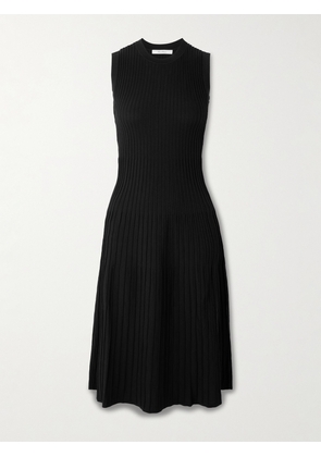Max Mara - Pegizio Ribbed-knit Midi Dress - Black - x small,small,medium,large,x large