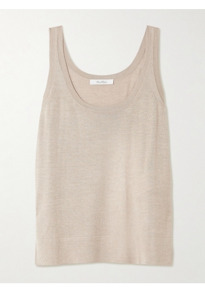 Max Mara - Silk And Cashmere-blend Vest - Neutrals - x small,small,medium,large