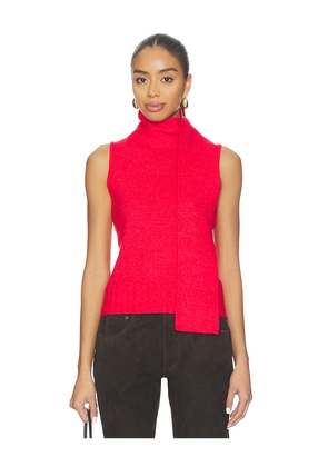 Central Park West Wyatt Robbie Scarf Tank in Red. Size M. Also in L, S, XL, XS.