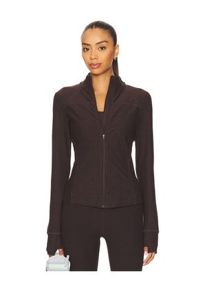 Beyond Yoga Spacedye Trails Active Jacket in Chocolate. Size S. Also in XS.