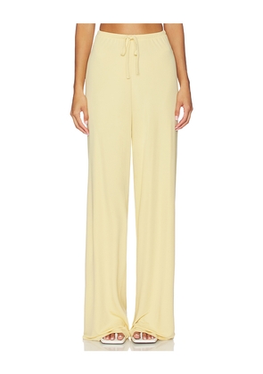 Aya Muse Drawstring Vela Pants in Yellow. Size M. Also in L.