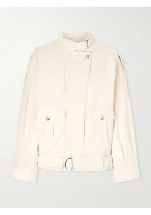 Isabel Marant - Isalya Belted Denim Jacket - Ecru - FR 34,FR 36,FR 38,FR 40,FR 42