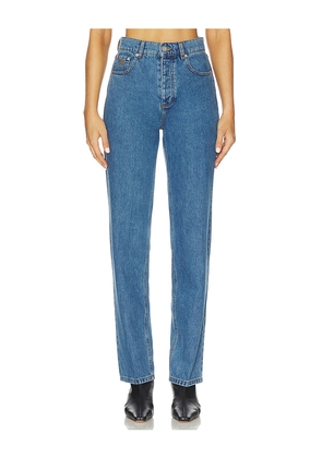By Malene Birger Chicago Straight Leg in Blue. Size 26. Also in 25, 27, 28, 30.