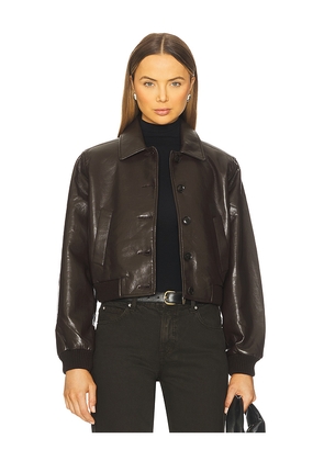 Citizens of Humanity Lola Bomber in Brown. Size M. Also in L, XL.