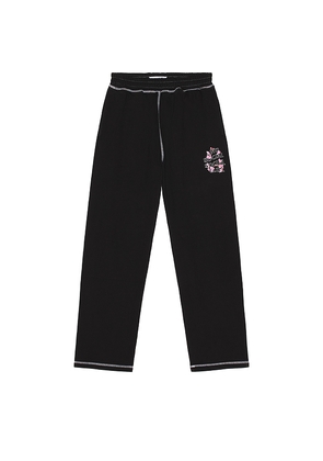 Anti Social Social Club Contrast Stitch Sweats in Black. Size M. Also in S, L, XL/1X.