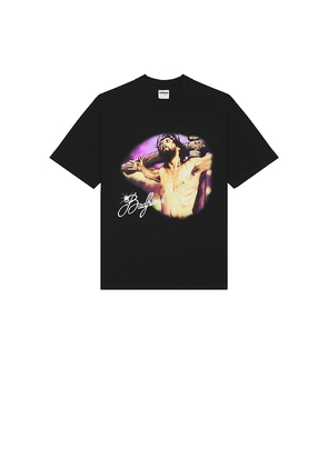Badfriend Jesus Tee in Black. Size M. Also in S, L, XL/1X.