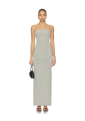 Aya Muse Sera Dress in Light Grey. Size M. Also in L, S, XS.