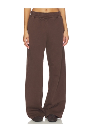 AFRM Finely Straight Sweatpant in Brown. Size L. Also in XL, XXL.