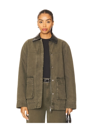 ANINE BING Sean Jacket in Army. Size XS. Also in L.