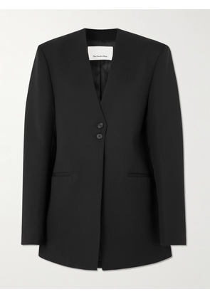 The Frankie Shop - Winsen Oversized Woven Blazer - Black - XXS,XS,S,M,L,XL