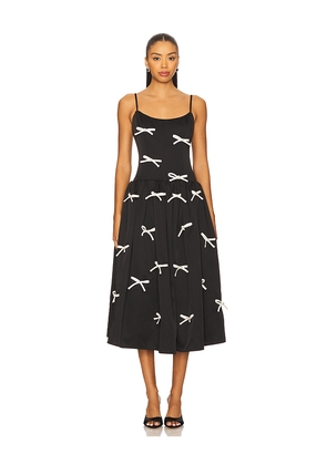 ELLIATT Ursula Midi Dress in Black. Size M. Also in L, S, XL, XS.