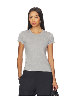 EAVES Lene Baby Tee in Grey. Size M. Also in XS, XXS, S, L.