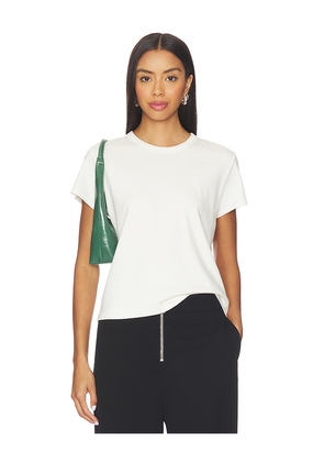 EAVES Lene Boxy Tee in White. Size S. Also in XS, XXS, L, XL.