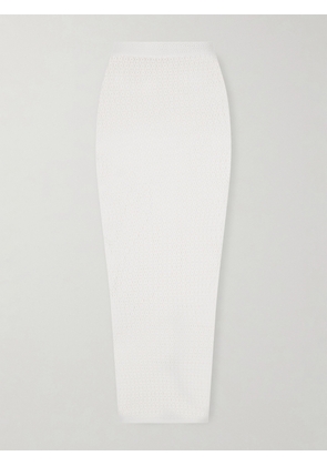 Wolford - Daisy Stretch-econyl® Midi Skirt - Cream - x small,small,medium,large