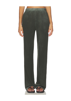 COTTON CITIZEN Roma Sweatpant in Dark Green. Size S. Also in XS, M.