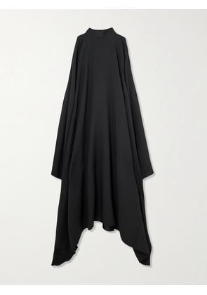 Taller Marmo - Aga Tie-detailed Draped Crepe Gown - Black - One size