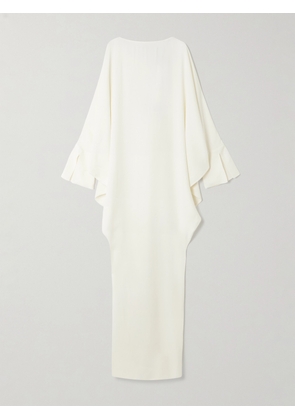 Taller Marmo - Truman Draped Crepe Gown - Cream - One size