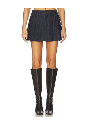 Citizens of Humanity Pleated Mini Skirt in Navy. Size 32. Also in 27.