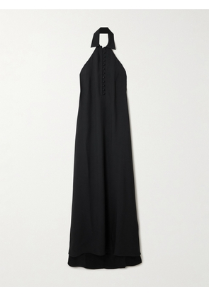 Taller Marmo - Barbara Open-back Crepe Gown - Black - IT36,IT38,IT40,IT42,IT44,IT46,IT48