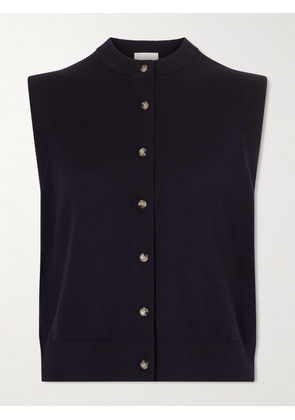 Allude - Wool Vest - Blue - x small,small,medium,large,x large