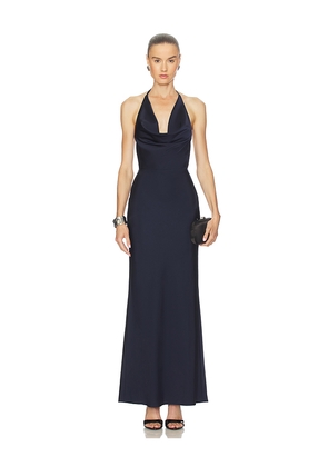 ALL THE WAYS Vivienne Maxi Dress in Navy. Size M. Also in L, S, XL, XS, XXS.