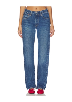 aligrace Vintage Relaxed Split Jeans in Blue. Size 23. Also in 24, 25, 26, 27, 28, 29, 30, 31, 32, 33, 34.