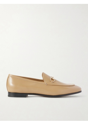Gucci - Jordaan Horsebit-detailed Leather Loafers - Brown - IT36,IT37,IT37.5,IT38,IT38.5,IT39,IT39.5,IT40,IT41