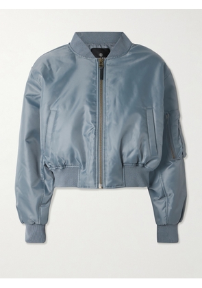 Anine Bing - Leon Padded Shell Bomber Jacket - Gray - x small,small,medium,large