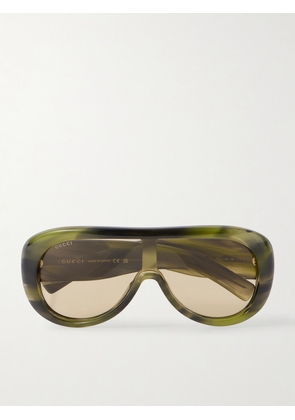 GUCCI EYEWEAR - D-frame Tortoiseshell Acetate Sunglasses - One size
