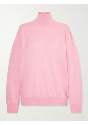 Tibi - Cotton Turtleneck Sweater - Pink - xx small,x small,small,medium,large,x large