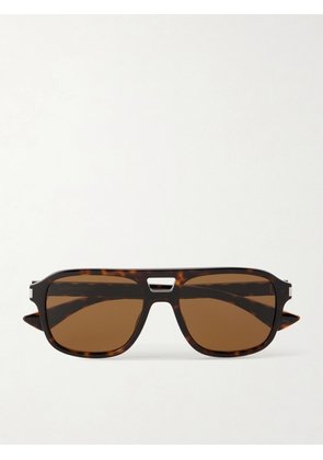 SAINT LAURENT EYEWEAR - Aviator-style Tortoiseshell Acetate Sunglasses - One size