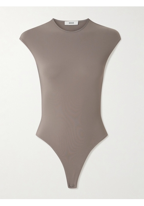 AGOLDE - Agata Stretch-jersey Bodysuit - Brown - x small,small,medium,large,x large