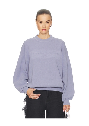 Alexander Wang Crewneck Pullover in Lavender. Size S. Also in L, XS.