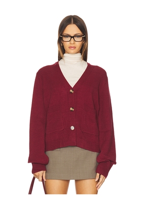 ALL THE WAYS Dakota Cardigan in Wine. Size M. Also in XS, S.
