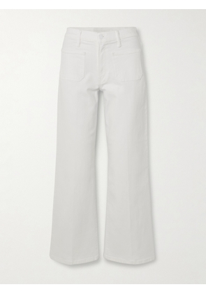 Mother - Patch Pocket Maven Ankle Mid-rise Straight-leg Jeans - White - 23,24,25,26,27,28,29,30,31,32