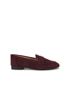 Coach Sculpted C Loafer in Burgundy. Size 6. Also in 6.5, 7, 7.5, 10.