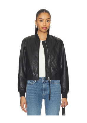 ALLSAINTS Orten Bomber Jacket in Black. Size 4. Also in 6, 8.