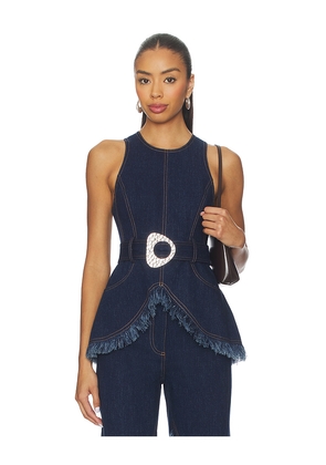 Alexis Reed Top in Blue. Size XS. Also in M, L.