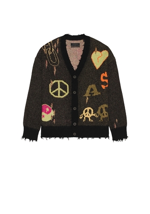ALLSAINTS Emotive Cardigan in Black. Size M. Also in XL/1X.