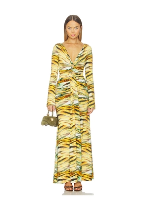 AFRM Iko Dress in Yellow. Size 1X. Also in L, M, S, XS, XXS.