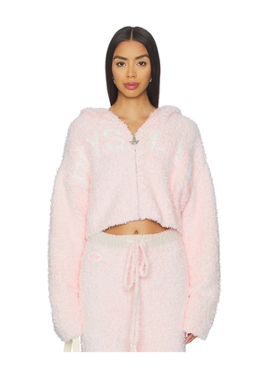 Boys Lie Mami Alex Hoodie in Pink. Size XL/XXL. Also in XS/S, M/L.