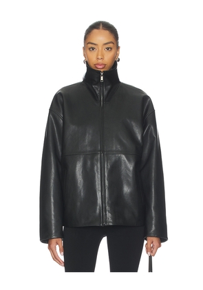 EAVES Jorunn Leather Jacket in Black. Size M. Also in S, XXS, XS, L, XL.