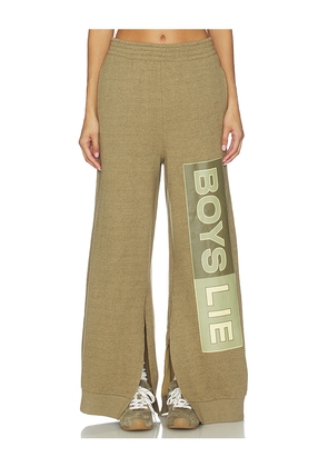 Boys Lie Better Half Garden Mm Pant in Green. Size M. Also in XS, S, XL.