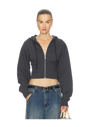 Abrand Y2k Hoodie in Charcoal. Size M. Also in XS, L.